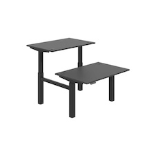 HOBIS párový výškově stavitelný stůl 120 cm, paměť.ovlad. - MOTION DUAL MSD 2M 1200, antracit