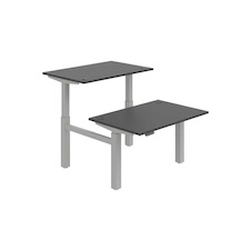HOBIS párový výškově stavitelný stůl 120 cm, paměť.ovlad. - MOTION DUAL MSD 2M 1200, antracit