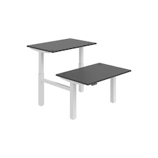 HOBIS párový výškově stavitelný stůl 120 cm, paměť.ovlad. - MOTION DUAL MSD 2M 1200, antracit