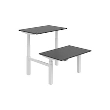 HOBIS párový výškově stavitelný stůl 120 cm, paměť.ovlad. - MOTION DUAL MSD 3M 1200, antracit