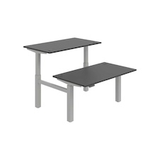 HOBIS párový výškově stavitelný stůl 140 cm, paměť.ovlad. - MOTION DUAL MSD 2M 1400, antracit