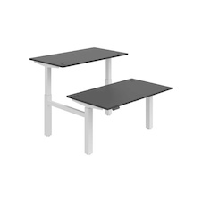 HOBIS párový výškově stavitelný stůl 140 cm, paměť.ovlad. - MOTION DUAL MSD 2M 1400, antracit