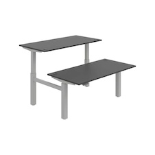 HOBIS párový výškově stavitelný stůl 160 cm, paměť.ovlad. - MOTION DUAL MSD 2M 1600, antracit