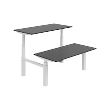 HOBIS párový výškově stavitelný stůl 160 cm, paměť.ovlad. - MOTION DUAL MSD 3M 1600, antracit