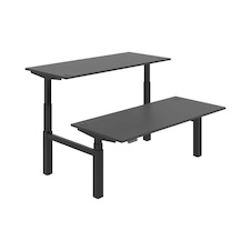 HOBIS párový výškově stavitelný stůl 180 cm, paměť.ovlad. - MOTION DUAL MSD 3M 1800, antracit
