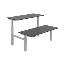 HOBIS párový výškově stavitelný stůl 180 cm, paměť.ovlad. - MOTION DUAL MSD 3M 1800, antracit