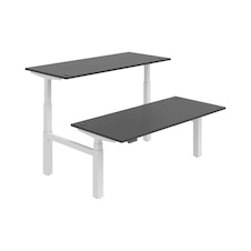 HOBIS párový výškově stavitelný stůl 180 cm, paměť.ovlad. - MOTION DUAL MSD 3M 1800, antracit