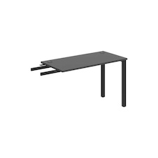 HOBIS přídavný stůl do úhlu - UE 1200 RU, hloubka 60 cm, antracit