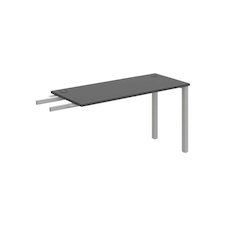 HOBIS přídavný stůl do úhlu - UE 1400 RU, hloubka 60 cm, antracit