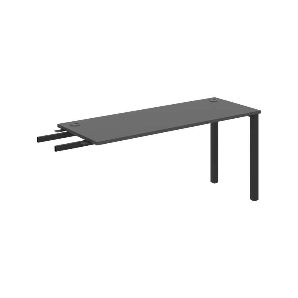 HOBIS přídavný stůl do úhlu - UE 1600 RU, hloubka 60 cm, antracit