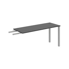 HOBIS přídavný stůl do úhlu - UE 1600 RU, hloubka 60 cm, antracit