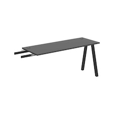 HOBIS přídavný stůl do úhlu - UE A 1600 RU, hloubka 60 cm, antracit