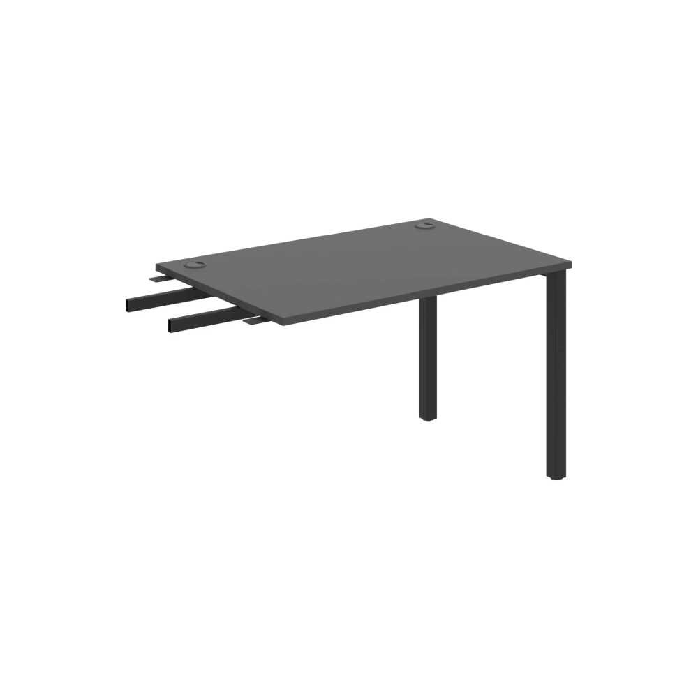 HOBIS přídavný stůl do úhlu - US 1200 RU, hloubka 80 cm, antracit