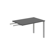 HOBIS přídavný stůl do úhlu - US 1200 RU, hloubka 80 cm, antracit