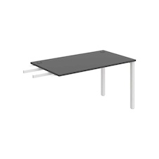HOBIS přídavný stůl do úhlu - US 1400 RU, hloubka 80 cm, antracit
