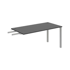 HOBIS přídavný stůl do úhlu - US 1600 RU, hloubka 80 cm, antracit