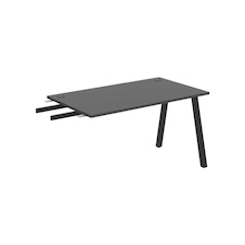 HOBIS přídavný stůl do úhlu - US A 1400 RU, hloubka 80 cm, antracit
