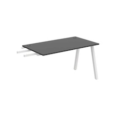 HOBIS přídavný stůl do úhlu - US A 1400 RU, hloubka 80 cm, antracit
