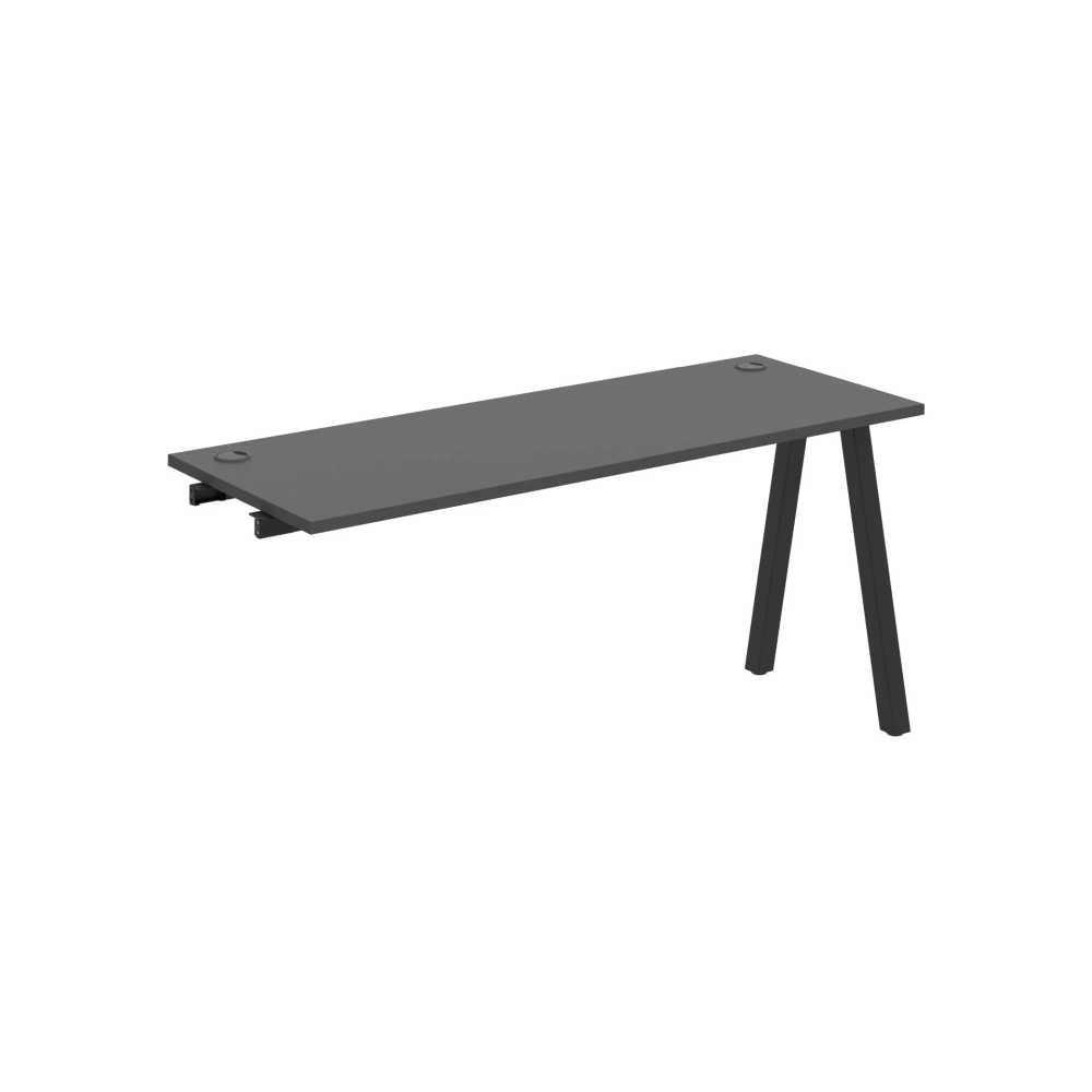 HOBIS přídavný stůl rovný - UE A 1600 R, hloubka 60 cm, antracit