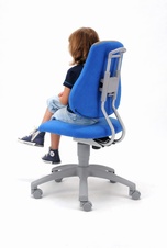 Dětská rostoucí školní židle - modrá - 2