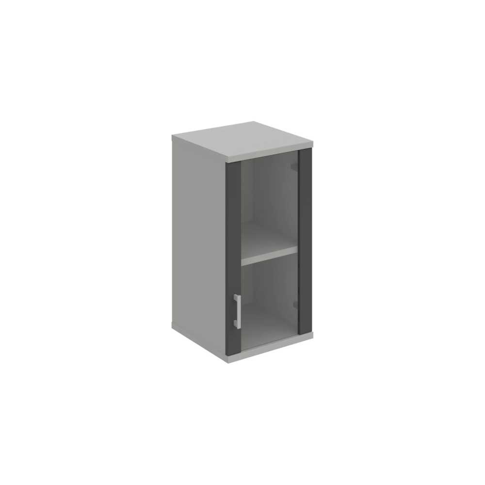 HOBIS skříň policová dvéřová horní - S 2 40 02 P H, šedá-antracit