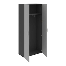 HOBIS skříň šatní dvéřová - D 5 80 01, antracit-šedá