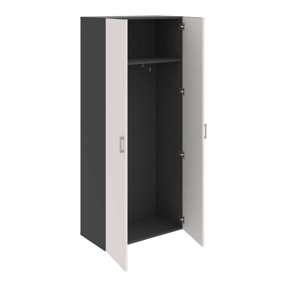 HOBIS skříň šatní dvéřová - D 5 80 01, antracit-bílá