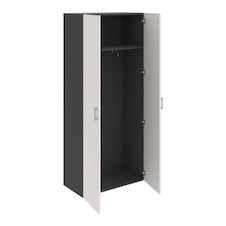 HOBIS skříň šatní dvéřová - D 5 80 01, antracit-bílá