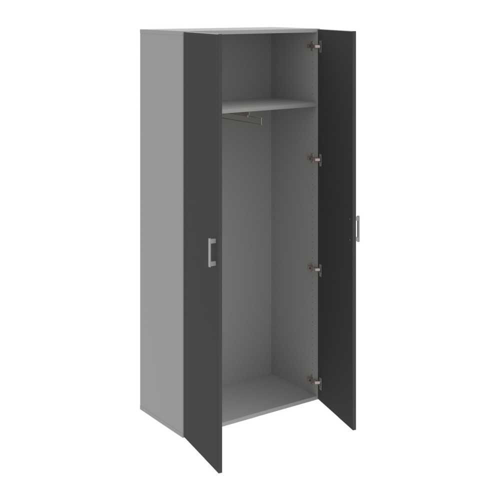 HOBIS skříň šatní dvéřová - D 5 80 01, šedá-antracit