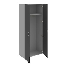 HOBIS skříň šatní dvéřová - D 5 80 01, šedá-antracit