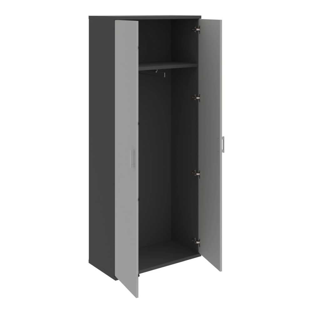 HOBIS skříň šatní dvéřová - S 5 80 01, antracit-šedá