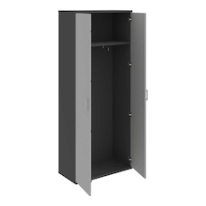 HOBIS skříň šatní dvéřová - S 5 80 01, antracit-šedá