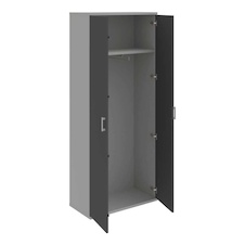 HOBIS skříň šatní dvéřová - S 5 80 01, šedá-antracit