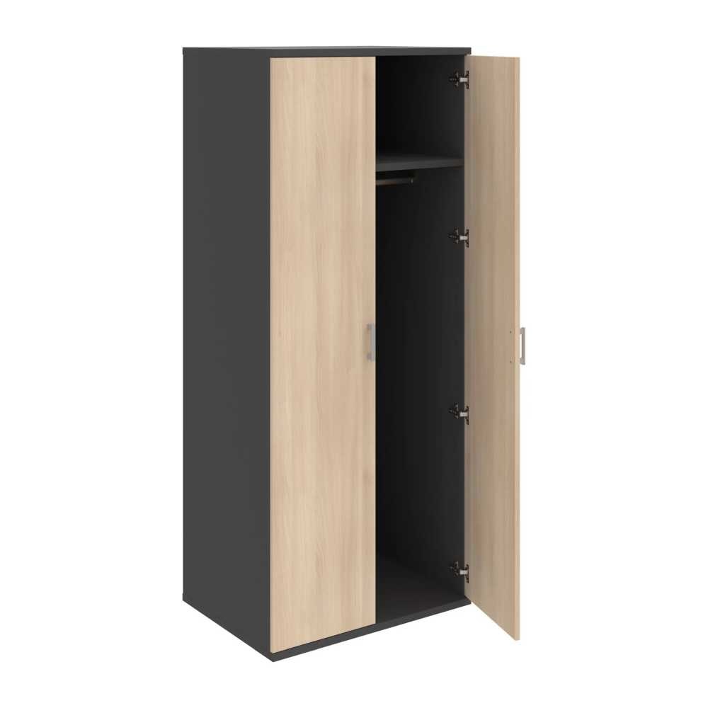 HOBIS skříň šatní dvéřová - S 5 80 61, antracit-akát