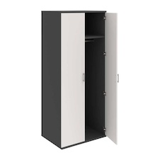HOBIS skříň šatní dvéřová - S 5 80 61, antracit-bílá