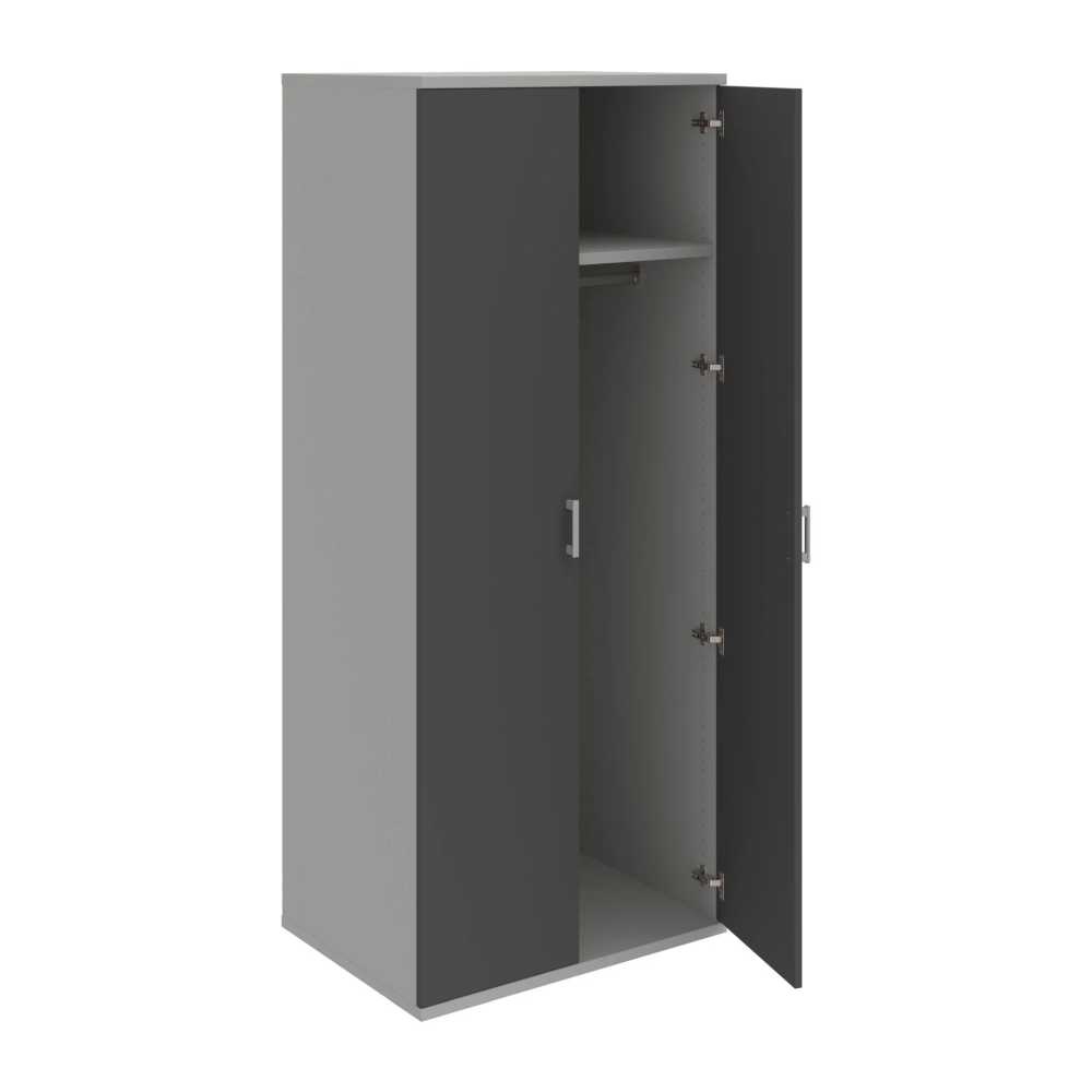 HOBIS skříň šatní dvéřová - S 5 80 61, šedá-antracit