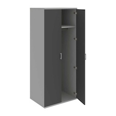 HOBIS skříň šatní dvéřová - S 5 80 61, šedá-antracit