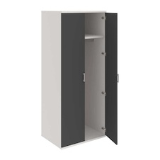 HOBIS skříň šatní dvéřová - S 5 80 61, bílá-antracit
