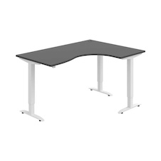 HOBIS trigon elektr.stavitelný stůl paměť.ovlad. - MST 2M 2005 L, antracit