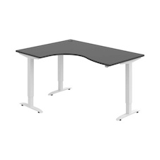 HOBIS trigon elektr.stavitelný stůl paměť.ovlad. - MST 2M 2005 P, antracit