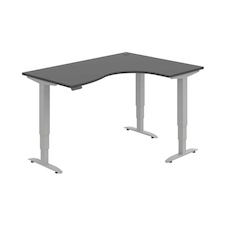 HOBIS trigon elektr.stavitelný stůl paměť.ovlad. - MST 3M 2005 L, antracit