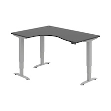 HOBIS trigon elektr.stavitelný stůl paměť.ovlad. - MST 3M 2005 P, antracit