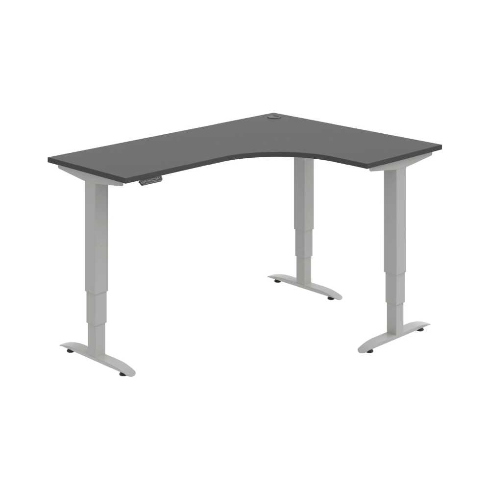 HOBIS trigon elektr.stavitelný stůl paměť.ovlad. - MST 3M 60 L, antracit