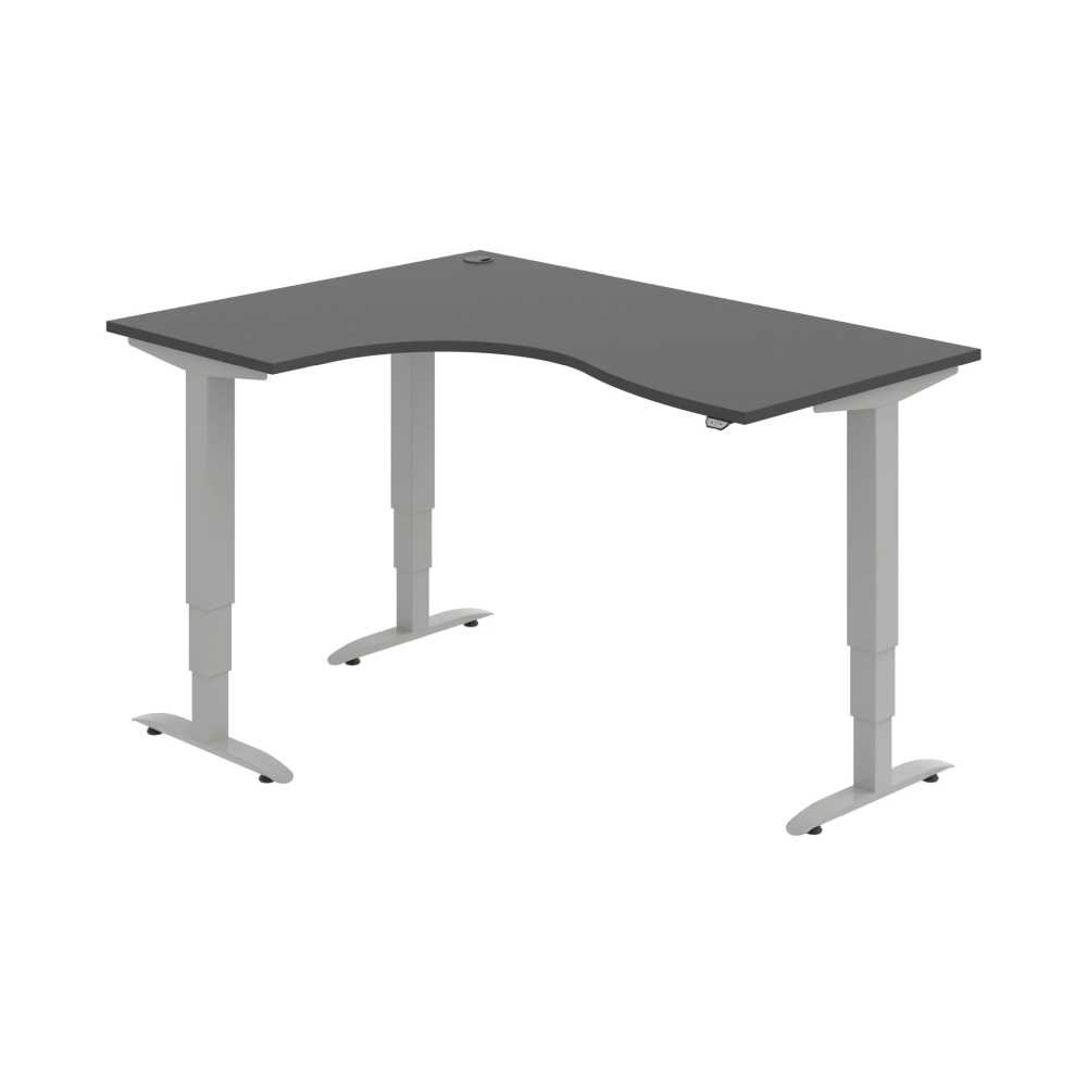 HOBIS trigon elektr.stavitelný stůl stand.ovlad. - MST 3 2005 P, antracit