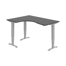 HOBIS trigon elektr.stavitelný stůl stand.ovlad. - MST 3 2005 P, antracit