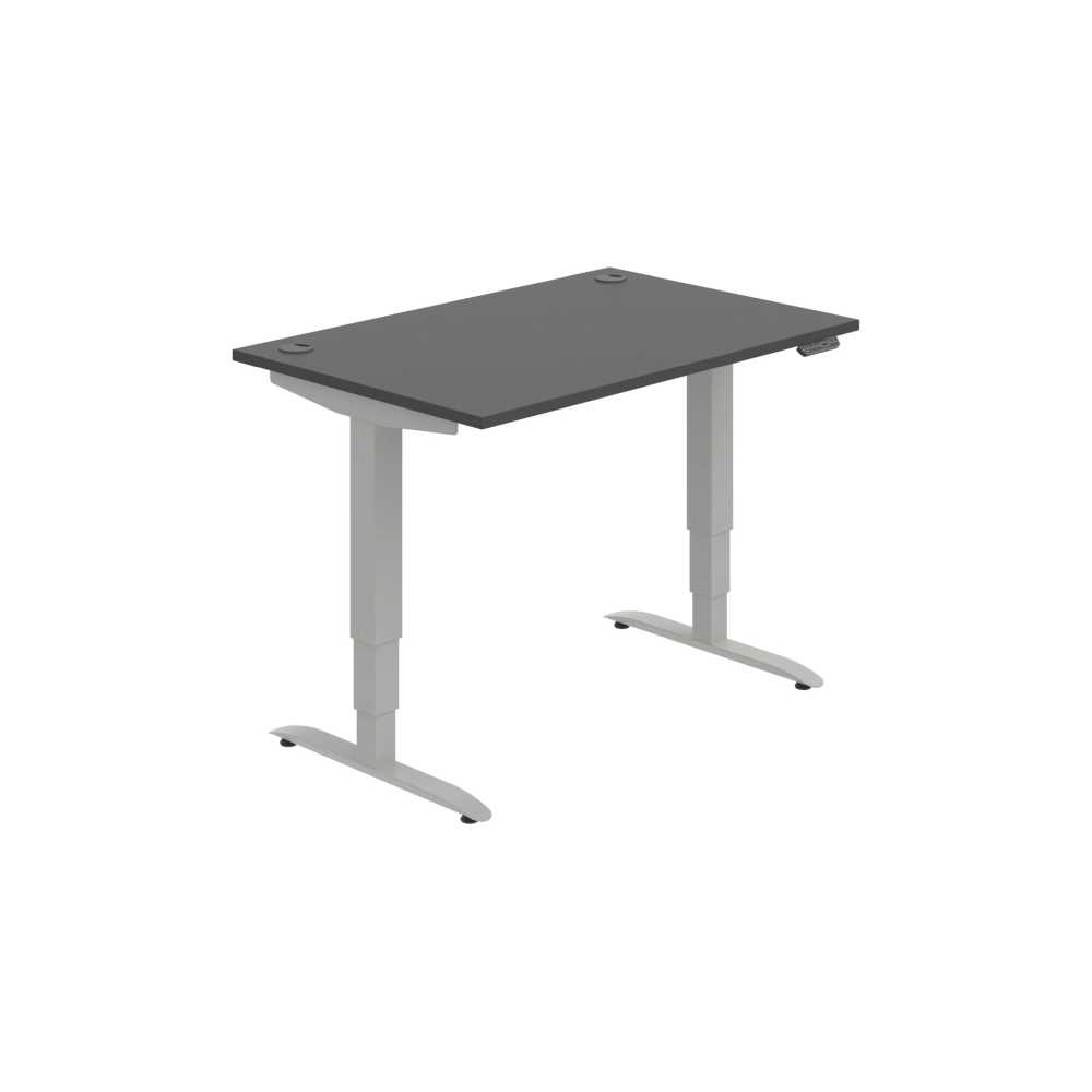HOBIS výškově  stavitelný stůl 120 cm, paměť.ovlad. - MOTION MS 3M 1200, antracit