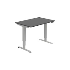 HOBIS výškově  stavitelný stůl 120 cm, paměť.ovlad. - MOTION MS 3M 1200, antracit