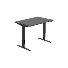 HOBIS výškově  stavitelný stůl 120 cm, paměť.ovlad. - MOTION MS 3M 1200, antracit