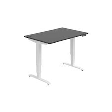 HOBIS výškově  stavitelný stůl 120 cm, paměť.ovlad. - MOTION MS 3M 1200, antracit