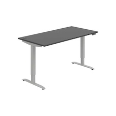 HOBIS výškově  stavitelný stůl 160 cm, paměť.ovlad. - MOTION MS 2M 1600, antracit